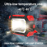 Nouvelle conception, démarreur de voiture portable compact 8000 mAh, 1000 A de crête, lampe torche LED d'urgence, charge USB-C, sortie 45 W pour