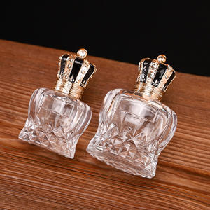 Destek özelleştirilmiş High-end cam parfüm şişesi şeffaf parfüm şişesi ince sis sprey şişe parfüm şişe lüks kapaklı - Product Image 5