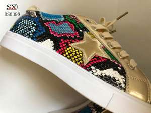 אופנתי זול גומי בלעדי נעליים שטוח פלטפורמת ריינסטון סיבתי נעלי סניקרס נשים - Product Image 6