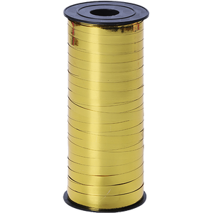 Cinta Dorada Brillante 91M, Decoraciones para Fiestas, Cinta Decorativa, Bolsa de 12 Piezas - Product Image 1