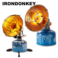 IRONDONKEY 1000W extérieur Portable chauffage au gaz automatique push-to-allumage hiver Camping tente chauffage intégré chauffage