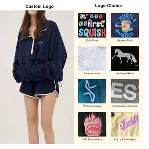 Sudadera de talla grande para mujer, moda de calle alta, manga de murciélago en blanco, 50 algodón, 50 poliéster, sudadera para mujer - Product Image 3