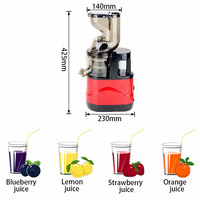 Commerciële Juicer Elektrische Huishoudelijke Suikerriet Afzuigkap Blender Multifunctionele Slow Juicer Mes Slow Juicer