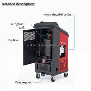 Estación de Servicio de Aire Acondicionado Smartsafe AC519 para R134A y R1234YF, Precio de Fábrica, Igual que VALUE 500PLUS AC519 - Product Image 4