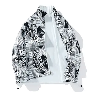 Promotional custom cheap fashion sports sublimation men jacket