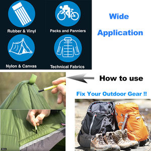 Sellador de costuras de silicona WBG OEM para tiendas de campaña, pegamento de uretano líquido transparente de nailon para exteriores, para camping y senderismo - Product Image 3