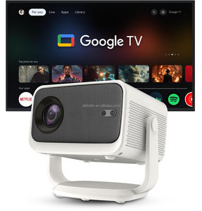 Nuevo Proyector Google TV con Licencia Oficial de <span class=keywords><strong>Netflix</strong></span>, Compatible con 1080P 4K UHD, Sonido Estéreo HIFI, 500ANSI Lúmenes, Control Remoto por Voz, Android 13 - Product Image 1