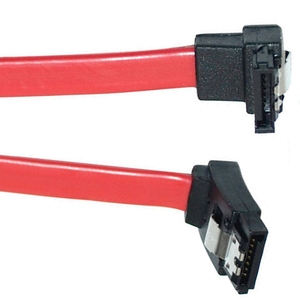 Tùy chỉnh đôi đạn SATA Cáp dữ liệu ổ cứng cáp cổng nối tiếp với dây khóa uốn cong & Cụm cáp - Product Image 4