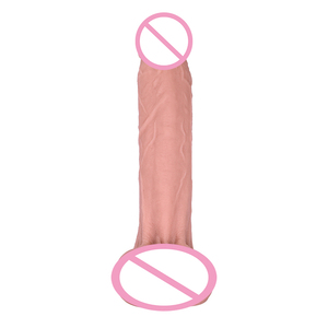 Супербольшой реалистичный дилдо из жидкого силикона с мощной присоской, водонепроницаемая секс-игрушка для женщин, товары для взрослых, секс-шоп - Product Image 5