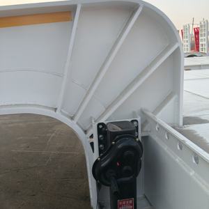 <span class=keywords><strong>รถ</strong></span>พ่วงบรรทุกอาหาร 3/4/5 เพลา 50-160 <span class=keywords><strong>ตัน</strong></span> สำหรับขนส่งเครื่องจักรหนัก <span class=keywords><strong>รถ</strong></span>พ่วงพื้นเรียบแบบกึ่งพ่วงสำหรับขาย - Product Image 5