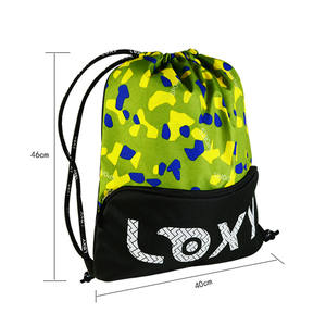 Bolsa de polvo de nailon impermeable de bolsillo para gimnasio con logotipo estampado en blanco algodón grande para gorra sombreros de zapatos bolsa de almacenamiento con cordón - Product Image 3