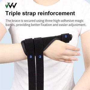 Férula para fracturas de dedos, férula de palma, soporte para pulgar pequeño, férula para mano y muñeca para adultos y niños - Product Image 3