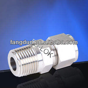 Conector de Tubo de Compressão Forjado Polido Tipo Swagelok 2026, Venda Quente, SS316, Dupla Ferrule, Pressão de Trabalho de 6000psi, BSPP/BSPT/NPT - Product Image 3