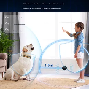 <span class=keywords><strong>Collier</strong></span> de dressage intelligent pour chien avec écran couleur - Contrôle par vibration, son et choc, 8 niveaux de sensibilité, étanche IPX7 - Product Image 6