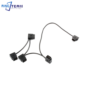 Conector de grifo de alimentación tipo <span class=keywords><strong>B</strong></span>, concentrador D-Tap, Cable adaptador hembra de 4 puertos, chaqueta de PVC, divisor de batería de montaje en V Micro-<span class=keywords><strong>USB</strong></span> para fotografía - Product Image 1
