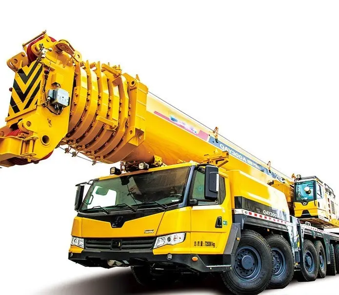 Kullanılmış gövde vinç kamyonu mobil vinç 300 ton kullanılmış tüm arazilere uygun vinç QAY300