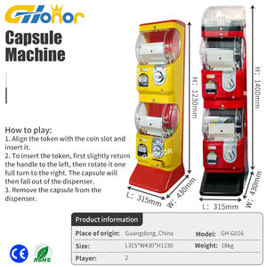 La <span class=keywords><strong>capsule</strong></span> électrique de pièce de monnaie joue la machine de <span class=keywords><strong>capsule</strong></span> bon marché d'opération simple - Product Image 6