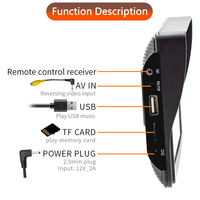 Écran intelligent universel 7 pouces Android Auto multimédia vidéo sans fil Carplay écran tactile tablette Portable voiture stéréo