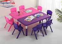 Meilleures ventes : Ensembles de meubles modernes pour enfants – Table et chaise en plastique colorées, durables et sûres pour la maternelle et la salle de classe