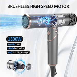 吹风机便携式110000转/分电机BLDC离子吹风机，带可折叠手柄，可快速干燥 - Product Image 4