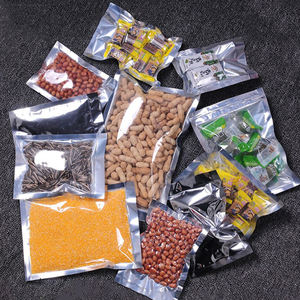 Resealable 사용자 정의 로고 100g 200g 알루미늄 호일 가방 식품 포장 한쪽 투명 알루미늄 호일 가방 - Product Image 4