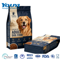 YOUYI Sachet d'emballage personnalisé pour friandises pour chiens et chats, pochette verticale avec fenêtre à fermeture éclair, résistant aux odeurs, qualité alimentaire, sans BPA, vente en gros