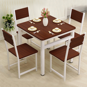 Оптовая продажа, экономичные домашние Деревянные маленькие квадратные обеденные столы, кухонные наборы мебели для столовой - Product Image 2