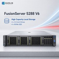 Serveur en rack FusionServer 5288 V6 à double socket 4U testé, avec support technique pour le déploiement en centre de données