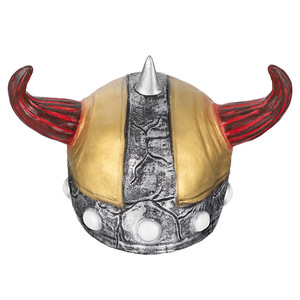 Vente d'usine : Casque Viking en latex avec cornes de buffle, accessoires de décoration, accessoires de costume de fête, masques d'<span class=keywords><strong>Halloween</strong></span> - Product Image 2