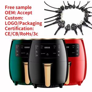 Freidora Popular Deep <span class=keywords><strong>Digital</strong></span> <span class=keywords><strong>Oster</strong></span> 4.5L 8L 15 L Máquina caliente Sin aceite 220V Freidoras de aire comerciales Horno Pantalla táctil Freidora aria inteligente - Product Image 2