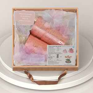 Classic Orchid Tube Gift Set Decorative Floral Gift Box For Retailers Event <b>Planners</b> And Festive Gifting Occasions - Product Image 1