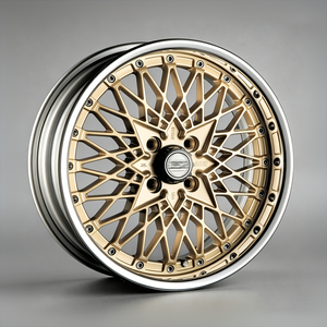 Jantes forgées sur mesure 19 20 pouces, 2 pièces, Formula Mesh Deep Lip Gunmetal 5x112 5x120 pour <span class=keywords><strong>BMW</strong></span> Lexus VIP Wheels - Product Image 2