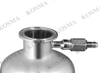 Filtre à air de niveau sanitaire boîtier de filtre d'évent de réservoir en acier inoxydable 316L 0.22 Um avec cartouche filtrante en PTFE hydrophobe