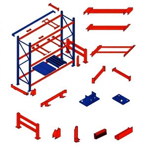 גבוהה מחסן סלקטיבי מחסן פלדה מרסק אנכי מתלה מזרן עם מחיר מייצר - Product Image 1