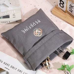 Bolsas de Compras de Lona de Algodón Grandes al por Mayor, Bolsas de Deporte para Zapatos y Ropa, con Logotipo Personalizado Impreso, Reciclables, con Cordón - Product Image 4