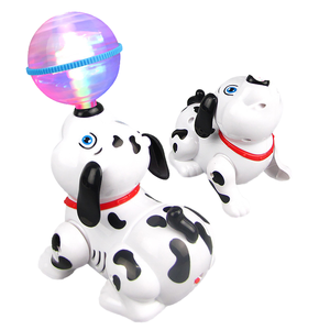 Juguete de Perro Dálmata Bailarín con Pelota Luminosa, Funciona con Pilas, Mascota Electrónica de Plástico para Niños de 2 a 4 Años, Unisex - Product Image 1