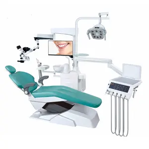 Denspay hot sale luxury factory price complete dental chair unit with C-CLEAR microscope x ray