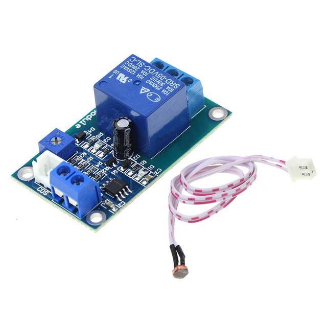 XH-M131 DC 5V 12V 24V Light Control Switch Photoresistor Relay Module Detection Sensor 10A brightness Automatic Control Module