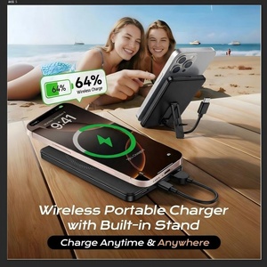 Batterie externe ultra-fine 20W, chargeur de téléphone <span class=keywords><strong>portable</strong></span> <span class=keywords><strong>portable</strong></span>, petites batteries externes, batteries externes fines, batterie externe magnétique sans fil 10000mah - Product Image 3