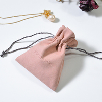 Petite pochette à cordon personnalisée de luxe, sacs d'emballage pour bijoux de luxe et mini cadeaux