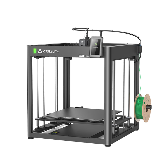 Creality Ender 5 Max 3D Printer: Auto-leveling, 400x400x400mm Build Volume, 700mm/s Speed, All-Metal Dual-Gear Industrial