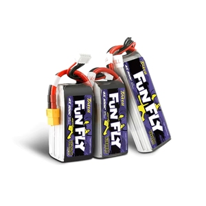 Batterie de drone <span class=keywords><strong>TATTU</strong></span> <span class=keywords><strong>FUNFLY</strong></span> 1300/1550/1800mAh 100C 3S 4S <span class=keywords><strong>6S</strong></span> Accessoires FPV Quadricoptère Voiture télécommandée RC - Product Image 5