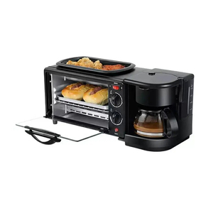 Convenient 3 In 1 Multi Function Breakfast Maker High Capacity Household Kitchen Electric