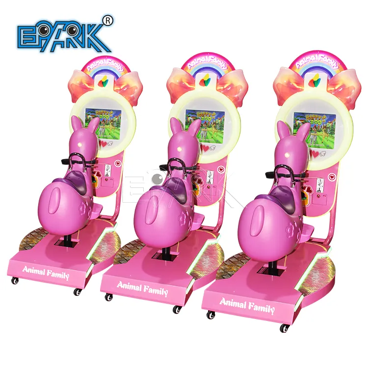 أطفال ركوب ألعاب كهربائية الحصان سباق لعبة آلة ألعاب ركوب للأطفال لعبة آلة