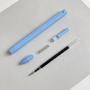 Customizable 3D Soft Rubber Gel Pen Push Button Operation Plastic Shell Bullet Tip For Corporate Gifts Advertising - Product Image 2