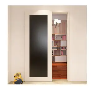Modern Style Interior Wood Doors Smooth Doors Sliding Wooden Doors for house can drawing by yourself on the surface
