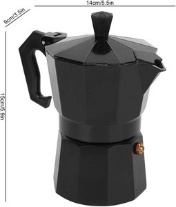 Machine à expresso italienne 1 tasse en gros avec couvercle, en métal, pour gaz - Product Image 4