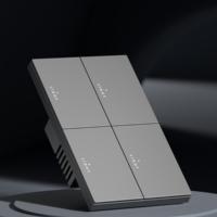 Touchmi Tuya Smart Life commande vocale 118 normes américaines applique murale interrupteur intelligent Wifi panneau en plastique mécanique