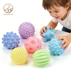Palline Morbide in PVC per lo Sviluppo Cognitivo - Giocattolo Educativo per Neonati e Bambini, Macaron Colorati che Spruzzano Acqua, Unisex per 5-13 Anni - Product Image 1