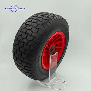 Pabrik <span class=keywords><strong>NS</strong></span> kualitas tinggi tugas berat datar gratis 16 inci 650-8 PU busa roda ban padat roda digunakan untuk tangan truk dan gerobak - Product Image 6